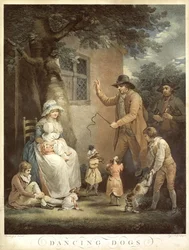 Dansande hundar, c. 1800