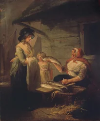 Fiskfru, slutet av 1780-talet.