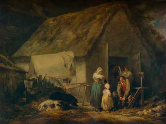 Morgon, Higglers som förbereder sig för marknaden, 1791