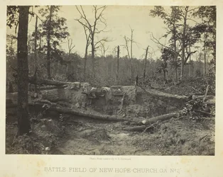 Battle Field of New Hope Church, GA, nr 2, 1866.