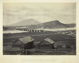 Chattanooga från norr, 1864.