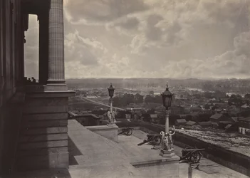 Nashville från Capitolium, 1860-talet.