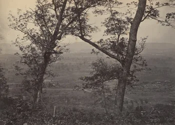 Orchard Knob från Mission Ridge, 1860-talet.