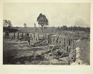 Rebell arbetar framför Atlanta, GA, nr 2, 1864.