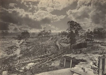 Rebell arbetar framför Atlanta, Georgia nr 1, 1860-talet.