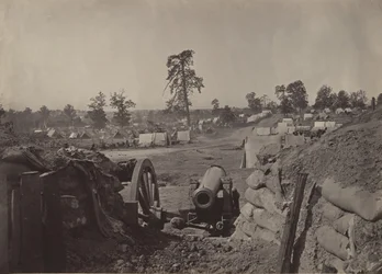 Rebell arbetar framför Atlanta, Georgia nr 3, 1860-talet.