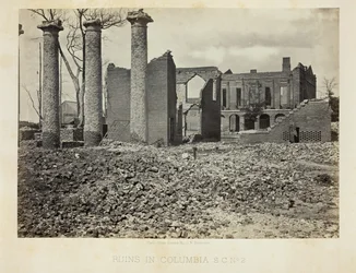 Ruiner i Columbia, S.C., nr 2, 1865.