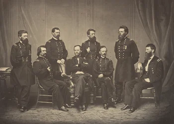 Sherman och hans generaler, 1860-talet.