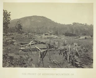 Framsidan av Kenesaw Mountain, GA