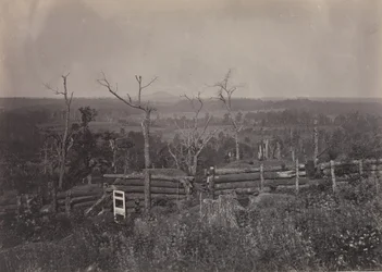 Utsikt över Kenesaw Mountain, Georgia, 1860-talet.