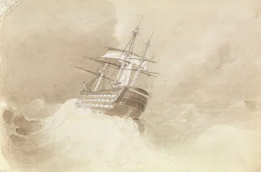 HMS "Trafalgar" förlorar roderspetsen i nordostlig kuling utanför Malta