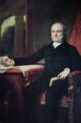 John Quincy Adams (1767-1848) (lito i färg)