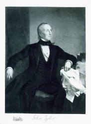 John Tyler, USA:s 10:e president, pub. 1901 (fotogravyr) (se även 102588)