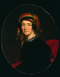 Porträtt av Mrs Jonathan Russell, ca 1845