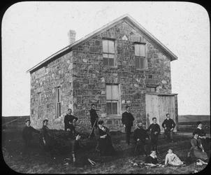 En nybyggare bostad, Kanada, sent 1800-tal