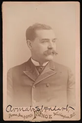 Porträtt av Armat Stoddart 1842-1910, före 1892.