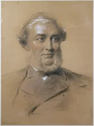 Henry Bence Jones, 1865 (kol och krita på papper)