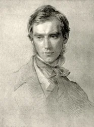 Porträtt av Sir Joseph Dalton Hooker. 1855 (Grafit på papper)