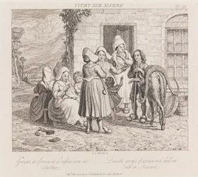 Ambulerande, Vitry Sur Marne, ca 1821 (etsning)