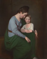 Anne Wilson och hennes dotter, Sybill