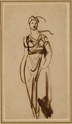 Figur av en kvinna