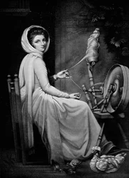 Lady Hamilton som The Spinstress, c1782, 1912