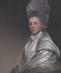 Porträtt av Jane Dawkes Robinson, ca 1778 (olja på duk)