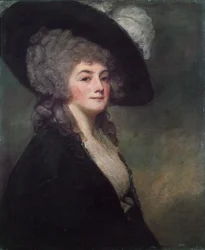 Porträtt av Mrs Harrit Greer
