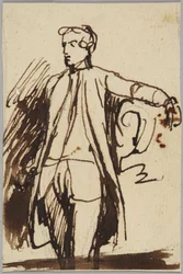 Stående manlig figur