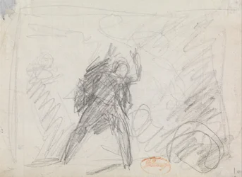 Studie av en stående figur