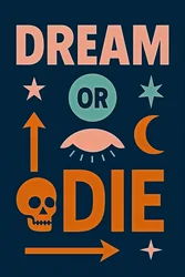 Dream or Die, 2025 (akryl på duk)