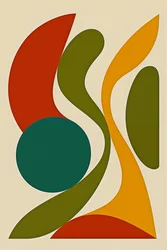 Flow Becomes Form, 2025 (akryl på duk)