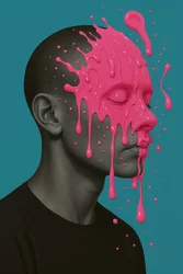 Glossed Over, 2025 (akryl på duk)