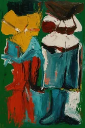 Unspoken Bodies, 2025 (akryl på duk)