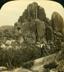 Cathedral Rock, Buffalo Ranges, Victoria, Australien, c1909.