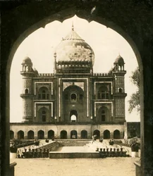 Safdarjungs grav, Delhi, Indien, c1909.