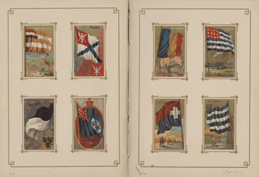 Alla nationers och Amerikas förenta staters flaggor - Sidorna 21 och 22, 1887
