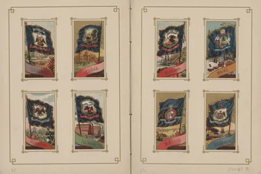 Alla nationers och Amerikas förenta staters flaggor - Sidorna 31 och 32, 1887