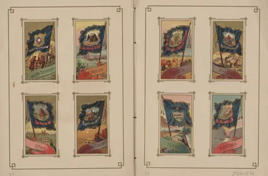 Alla nationers och Amerikas förenta staters flaggor - Sidorna 39 och 40, 1887