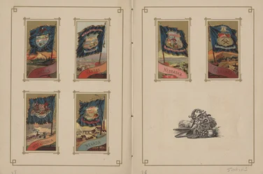 Alla nationers och Amerikas förenta staters flaggor - Sidorna 35 och 36, 1887