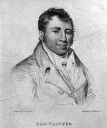 Ned Painter, graveret af Hopwood swed