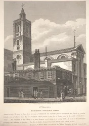 St. Dionis, Backchurch, Fenchurch Street, graverad av William Wise