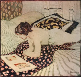 The Flowered Shaw, c1916