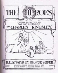 Titelsidesdesign, från The Heroes publicerad av George Allen och Unwin 1929