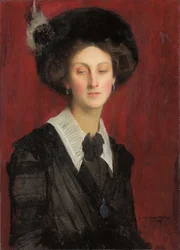 Hilda i svart hatt