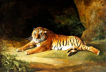 Tiger (olja på duk)