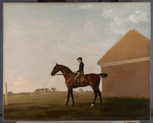 Turf, med Jockey uppe, på Newmarket