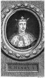 Henrik I, kung av England.