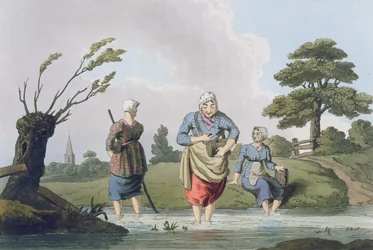 Leech Finders, från `Costume of Yorkshire