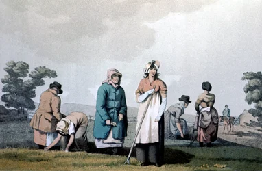 Lowkers - kvinnor som renade majs, 1814
